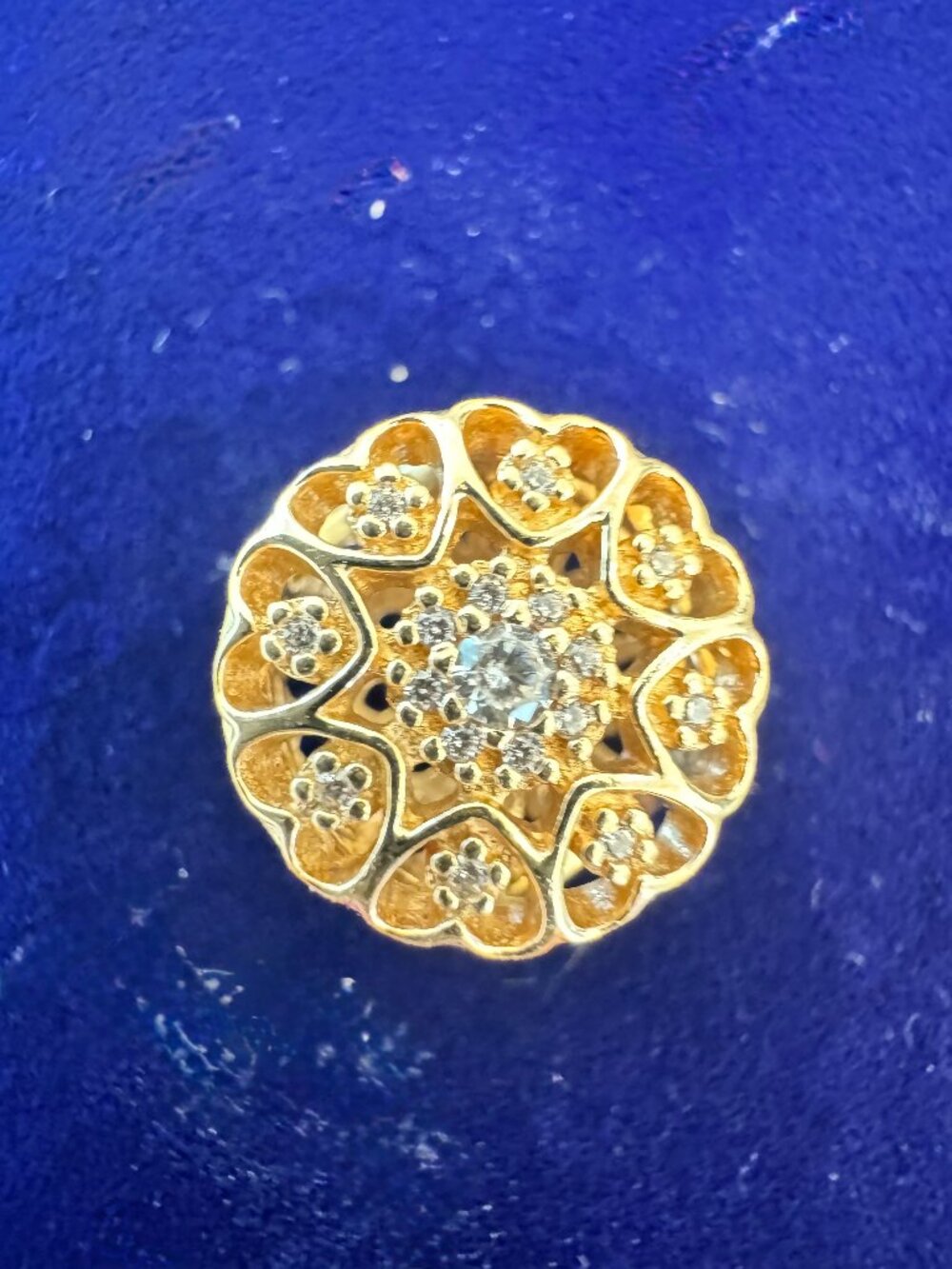 Pandora "Hearts of Gold" Charm, Model #750841CZ